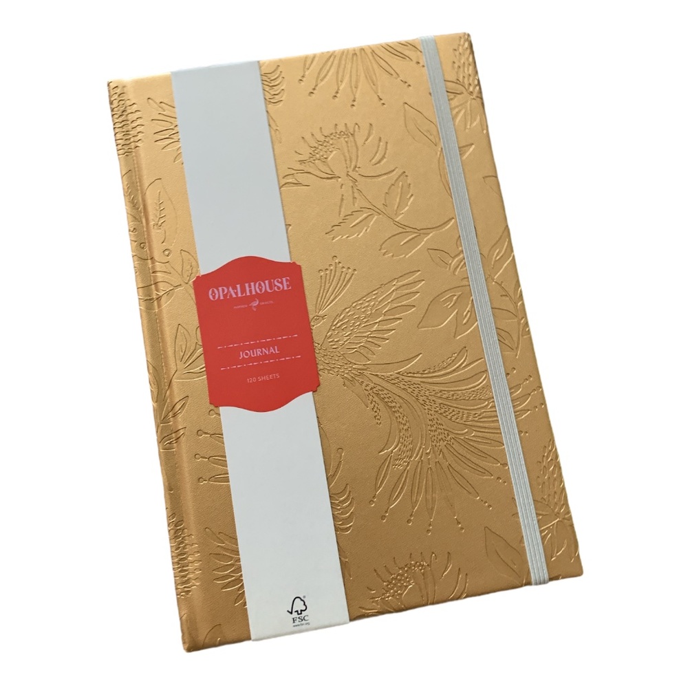 Gold Elastic Closure Journal